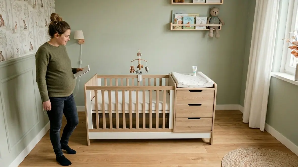 Lichte kleuren voor een ruimtelijkere babykamer